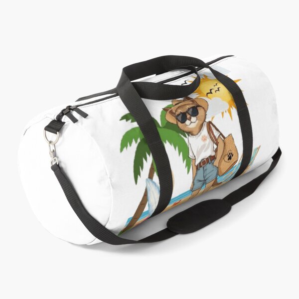 Item preview, Summer Day Cute Cat Beach Holiday Tropical Surfboard Vacation designed and sold by hoodiehood.