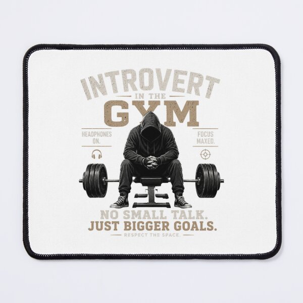 Item preview, Gym Introvert - no small talk designed and sold by AllThePixels.