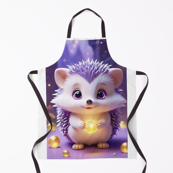 Item preview, Digital Art - Cartoon-Style Hedgehog, Softness and Enchantment designed and sold by DoodyPets.