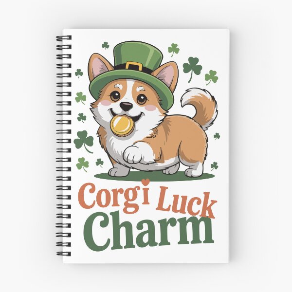 Item preview, Corgi Luck charm - st patricks day designed and sold by BobaTeeStore.