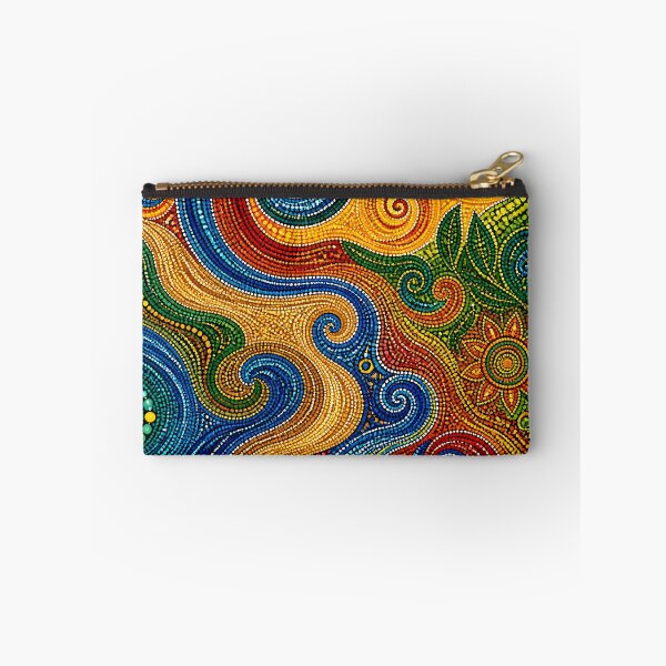 Item preview, Aboriginal Inspired Dot Art - Summer Sunny Floral River Pattern designed and sold by GrinGalore.