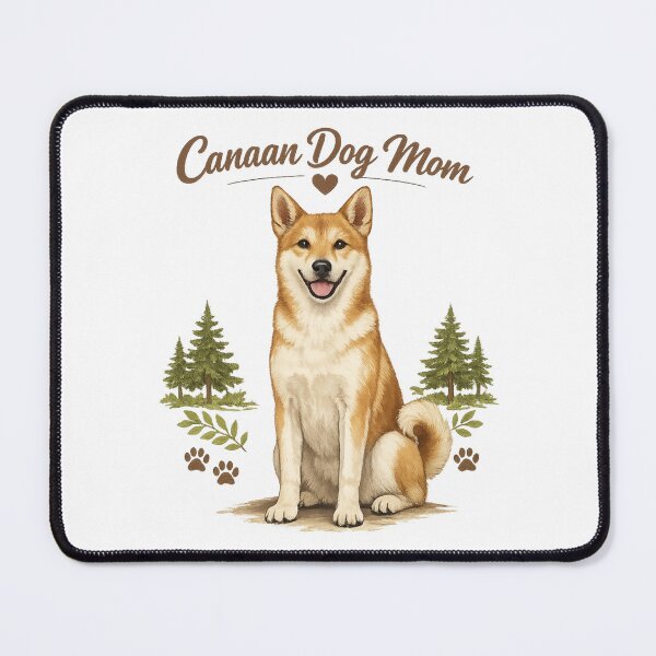 Item preview, Canaan Dog Mom Cute Canaan Dog Lover Vintage Watercolor Design designed and sold by FurAndFlaireg.