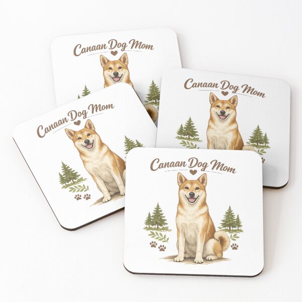 Item preview, Canaan Dog Mom Cute Canaan Dog Lover Vintage Watercolor Design designed and sold by FurAndFlaireg.