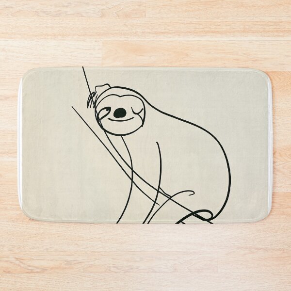 Item preview, Minimalistic Sloth Sketch designed and sold by lautir.