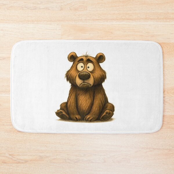 Item preview, Worried Bear Face designed and sold by Yomere.