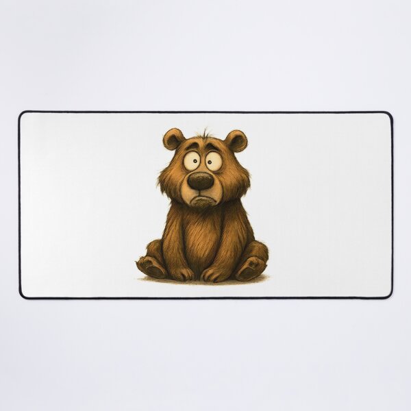 Item preview, Worried Bear Face designed and sold by Yomere.