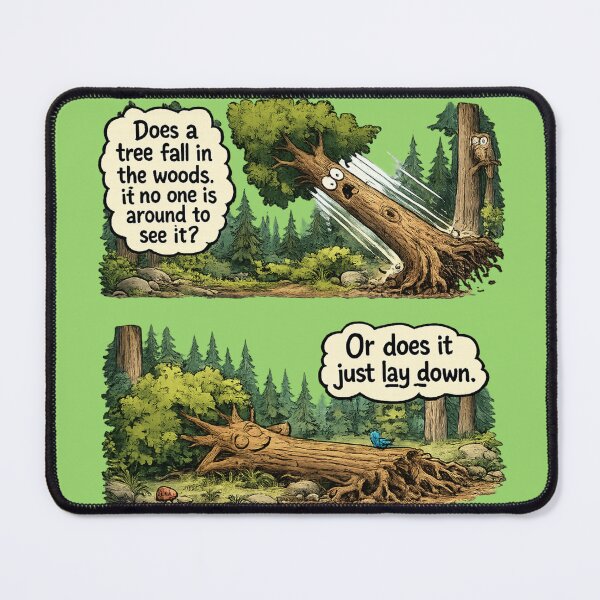 Item preview, Tree fall in the woods designed and sold by LaffinLair.