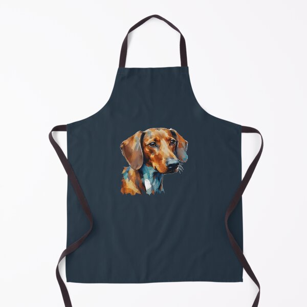 Item preview, Geometric Dachshund - Modern Pet Art designed and sold by Tklezardesigns.
