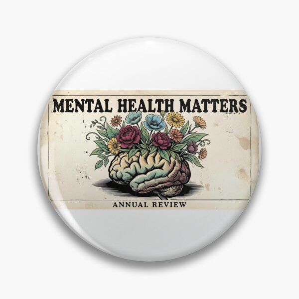 Item preview, Mental Health Matters Vintage Art Print | Retro Editorial Brain Flowerpot Poster | Growth and Healing Conceptual Illustration designed and sold by SergioMiklos.