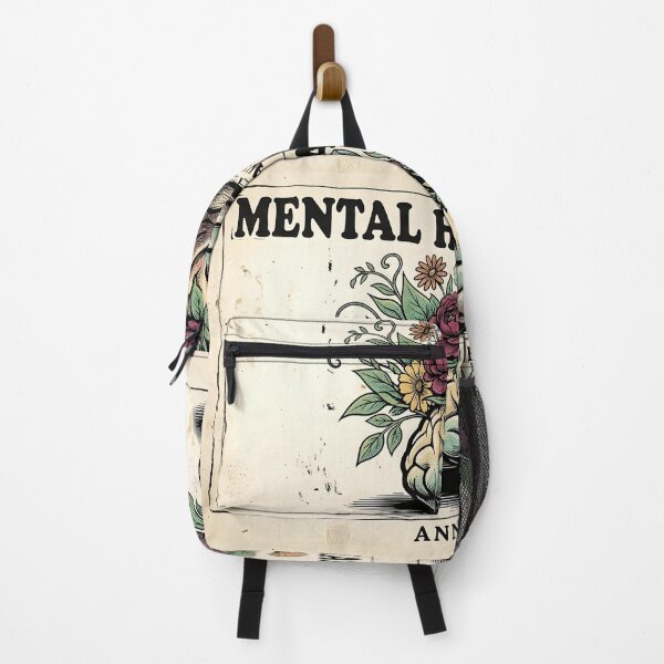 Item preview, Mental Health Matters Vintage Art Print | Retro Editorial Brain Flowerpot Poster | Growth and Healing Conceptual Illustration designed and sold by SergioMiklos.