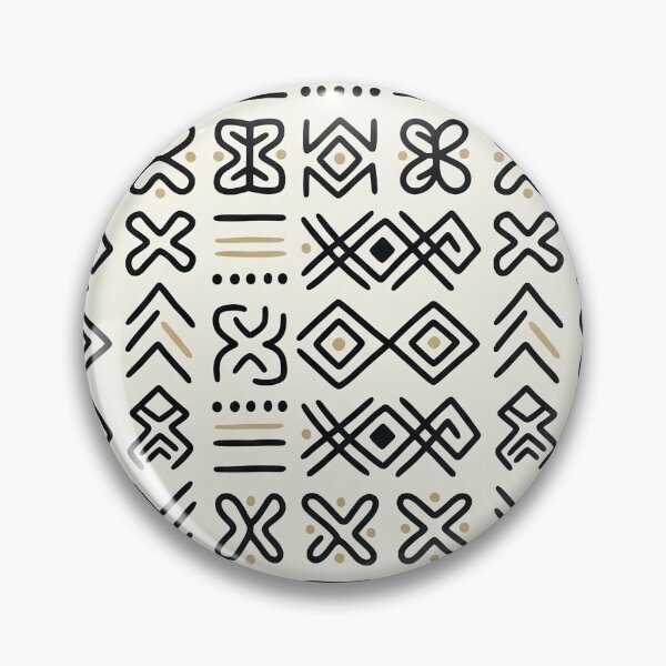 Item preview, Modern African Mudcloth Pattern | Boho Tribal Geometric Seamless Design designed and sold by BloomyBCrafts.