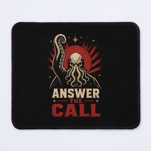 Item preview, Answer The Call Cthulhu Propaganda Red Sunburst Star designed and sold by Fenay Designs.