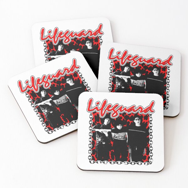 Aperçu de l'œuvre Cadre rouge et noir post-punk créée et vendue par billiasbros.