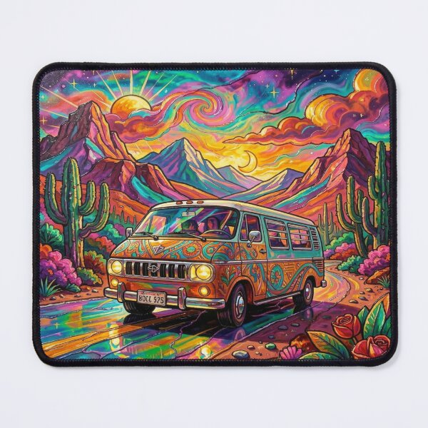 Item preview, Psychedelic Desert Van Journey designed and sold by FotoworldEdel.