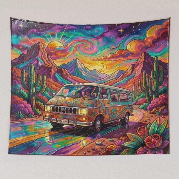 Item preview, Psychedelic Desert Van Journey designed and sold by FotoworldEdel.