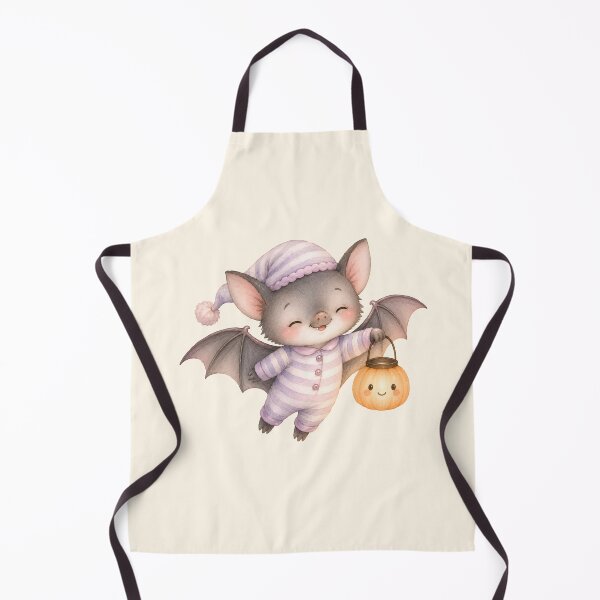 Item preview, Cute Baby Bat in Pajamas | Kawaii Halloween Pumpkin Lantern designed and sold by looplandger.