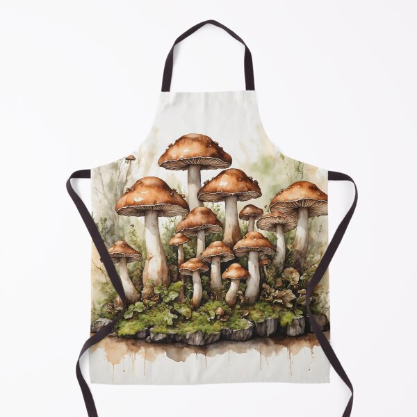 Item preview, Forest Mushrooms Watercolor Art designed and sold by RawNaturePrints.