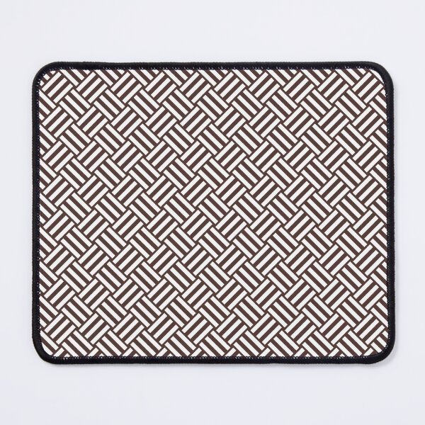 Item preview, Chocolate and White basket weave designed and sold by pattern-archive.