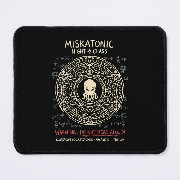 Item preview, Miskatonic Night Class Warning Do Not Read Aloud Occult Studies designed and sold by Fenay Designs.