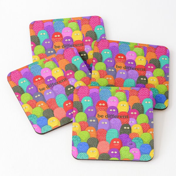 Item preview, Candy Colored Monster Be Different Art designed and sold by Piotrek0001.