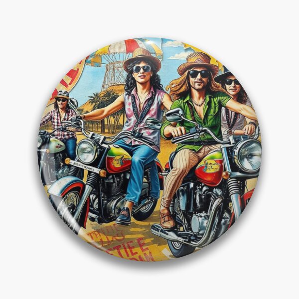 Item preview, Retro Beach Riders – Warhol Pop‑Art Collage Style designed and sold by FotoworldEdel.