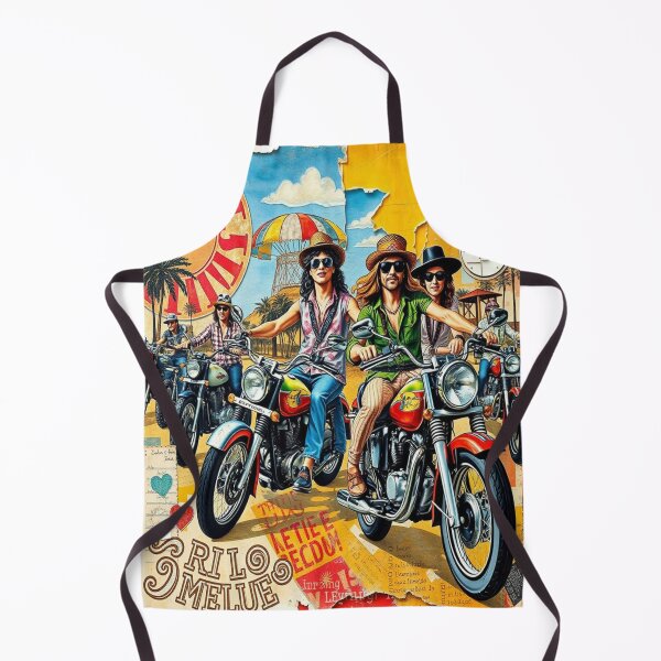 Item preview, Retro Beach Riders – Warhol Pop‑Art Collage Style designed and sold by FotoworldEdel.