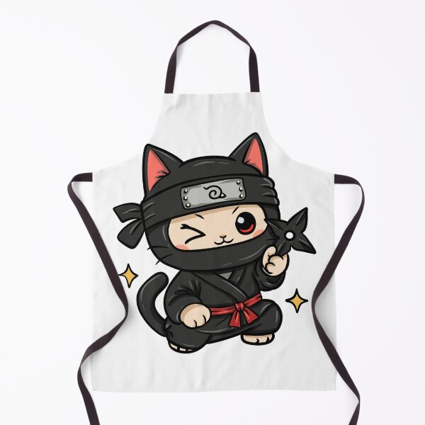 Item preview, Cute Ninja Cat Kawaii Japanese Anime Style designed and sold by Dospart.