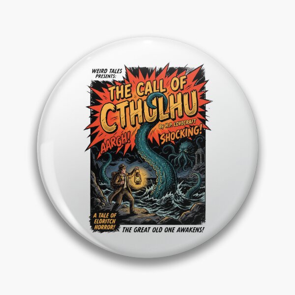 Item preview, The Call of Cthulhu Retro Pulp Horror Comic Book Cover designed and sold by Fenay Designs.