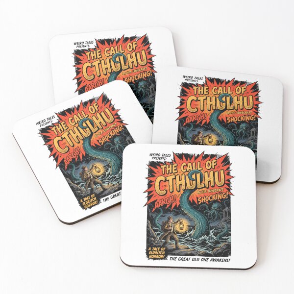 Item preview, The Call of Cthulhu Retro Pulp Horror Comic Book Cover designed and sold by Fenay Designs.