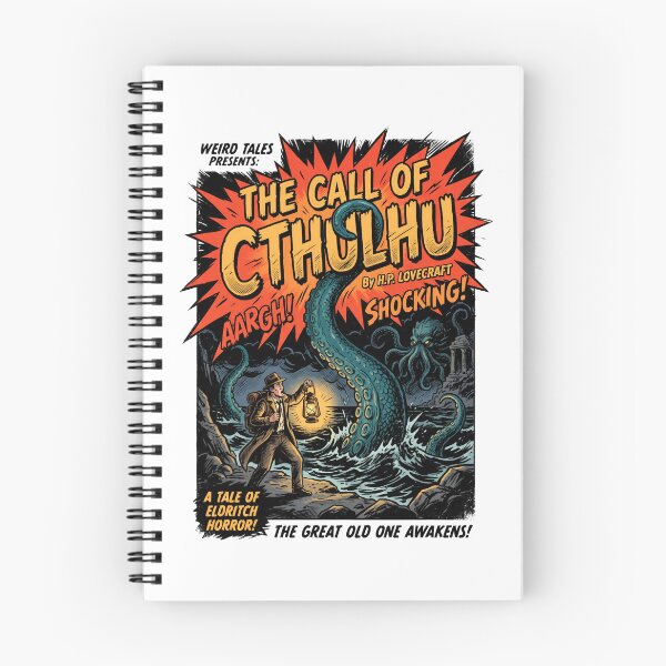 Item preview, The Call of Cthulhu Retro Pulp Horror Comic Book Cover designed and sold by Fenay Designs.