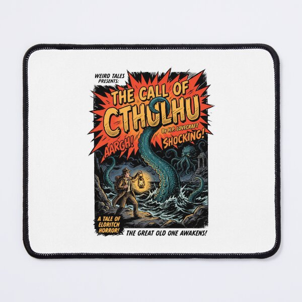Item preview, The Call of Cthulhu Retro Pulp Horror Comic Book Cover designed and sold by Fenay Designs.