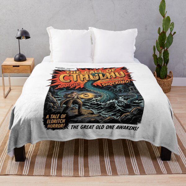 Item preview, The Call of Cthulhu Retro Pulp Horror Comic Book Cover designed and sold by Fenay Designs.