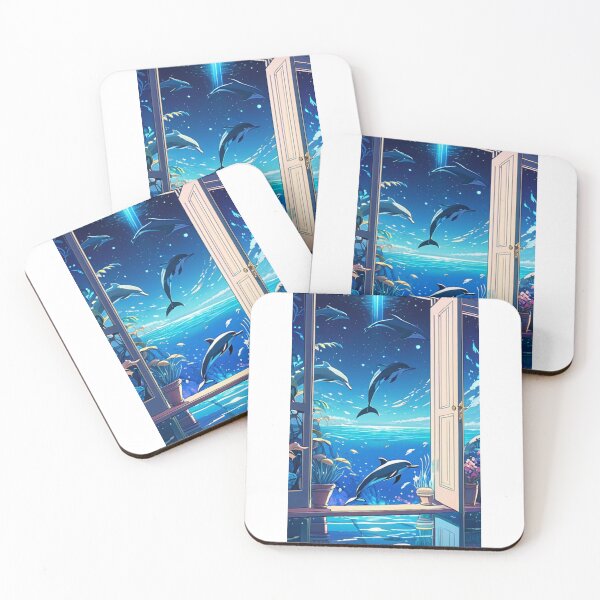 Item preview, Digital Art - Illustration in the style of Makoto Shinkai, Aquatic Dreamscape designed and sold by DoodyPets.