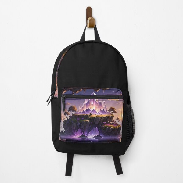 Item preview, Crystal Cave – Ethereal Floating Island Fantasy Art designed and sold by LittleBigGifts.