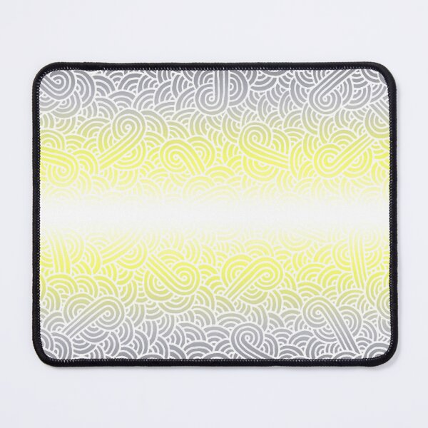 Item preview, Ombré demigender colours and white swirls doodles designed and sold by savousepate.