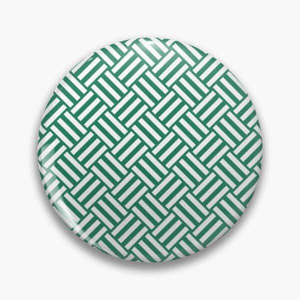 Item preview, Green and White basket weave designed and sold by pattern-archive.