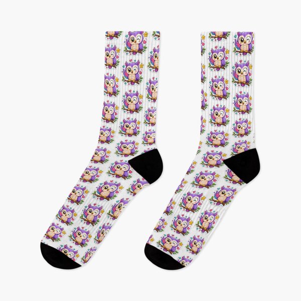 Item preview, Cute Kawaii Owl Sticker | Adorable Colorful Cartoon Owl | Whimsical Bird Decal designed and sold by StyloStudio.