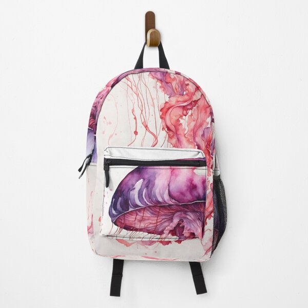 Item preview, Glowing Jellyfish Watercolor Painting designed and sold by RawNaturePrints.