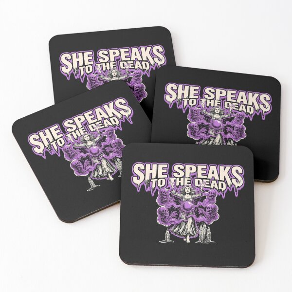 Item preview, She Speaks to the Dead, Medium Ghost Occult Vintage Horror designed and sold by CryptReel.