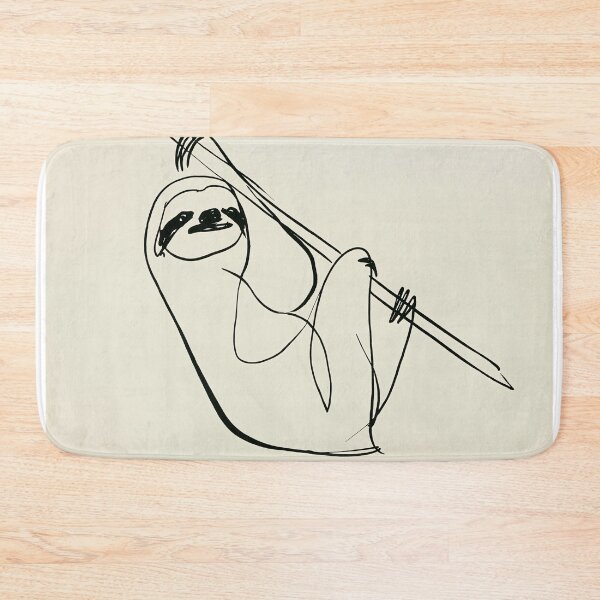 Item preview, Minimalistic Sloth on a Branch designed and sold by lautir.