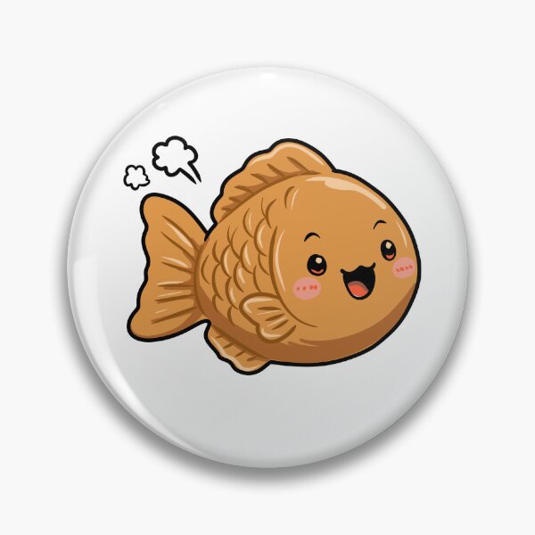 Item preview, Cute Taiyaki Fish Kawaii Japanese Dessert Cartoon designed and sold by Dospart.