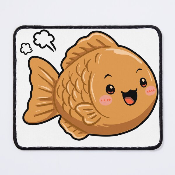 Item preview, Cute Taiyaki Fish Kawaii Japanese Dessert Cartoon designed and sold by Dospart.