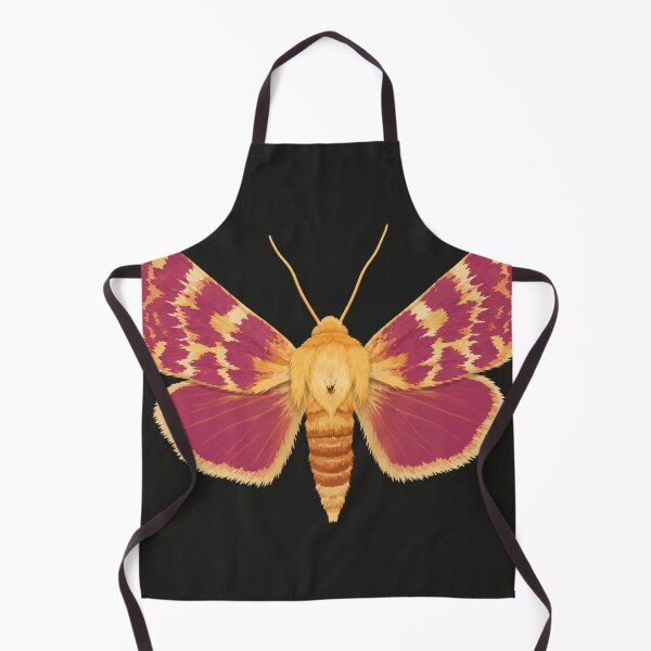 Item preview, Pink and Gold Moth Botanical Illustration designed and sold by minbadesign.
