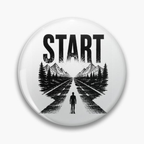 Item preview, Start | Every Journey Begins With One Step Typography designed and sold by layalistoresa.