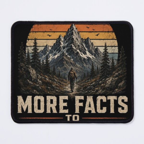 Item preview, more facts to more faults - vintage mountain adventure retro designed and sold by Obiechefu.
