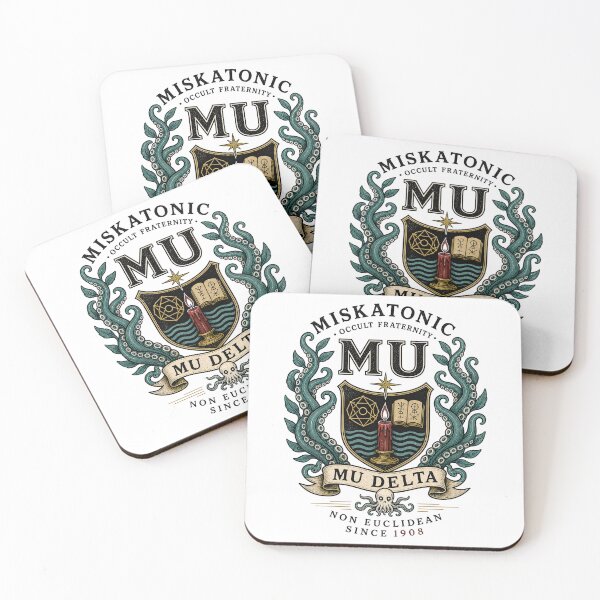 Item preview, Miskatonic Occult Fraternity Mu Delta Non Euclidean Crest designed and sold by Fenay Designs.