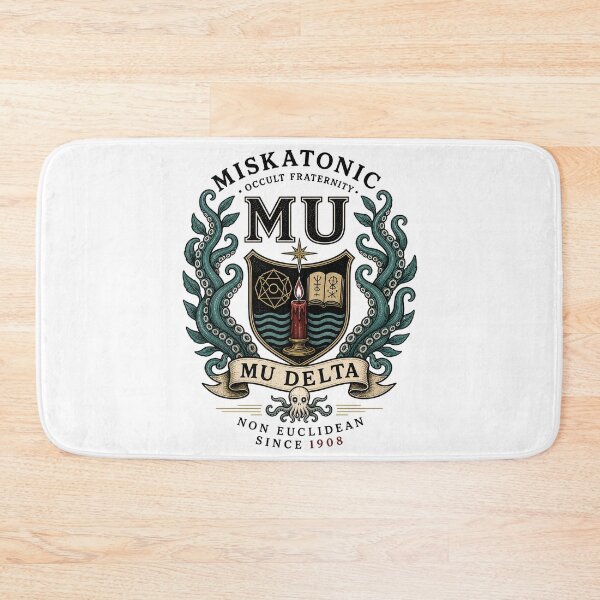 Item preview, Miskatonic Occult Fraternity Mu Delta Non Euclidean Crest designed and sold by Fenay Designs.