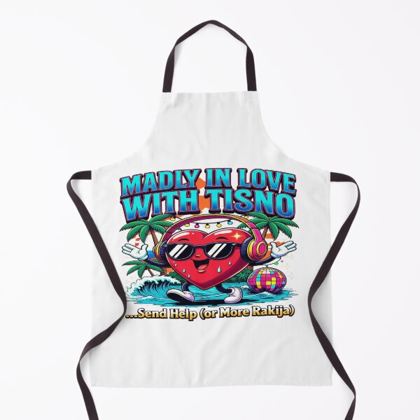 Item preview, Madly in Love with Tisno – Funny Festival Heart T-Shirt Design | Croatia Music Festival SVG PNG | EDM Rave Printable Graphic | Summer Party Sublimation Design | DTF, DTG, Cricut, Sticker & Mug Artwork designed and sold by Sushikidsntoddlers.