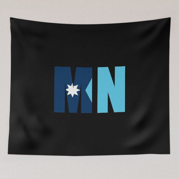 Item preview, Minnesota Flag Initials MN designed and sold by shitpostee.