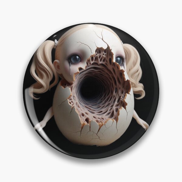 Item preview, The Void Within – Uncanny Doll Head Abyss Portal designed and sold by LujziWorld.